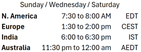 PM Nov Timezones