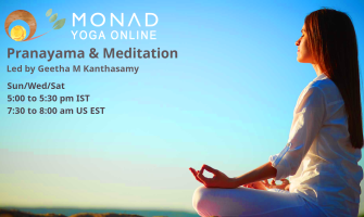 Pranayama and Meditation Apr 2024